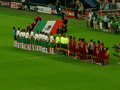 Mexico WM Spiel auf Schalke