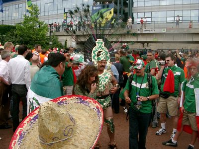 Mexico WM Spiel auf Schalke