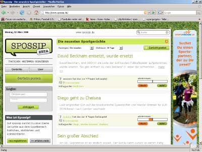 Gerüchteküche - www.spossip.de