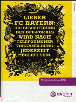 Evonik zum Pokalfinale